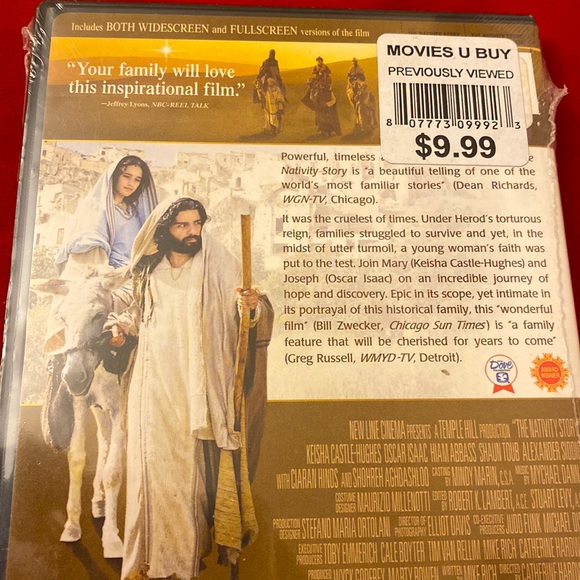 🆕 ONLY ONE! The Nativity Story DVD (Widescreen & Fullscreen) - Picture 4 of 6